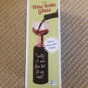 The Wine Bottle Glass, Holds Whole Bottle! Gift